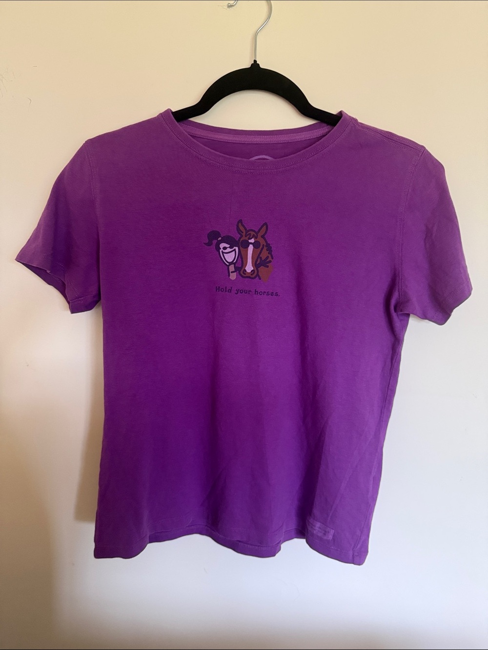 Life is Good, “ Hold your horses” T-Shirt, Size XS